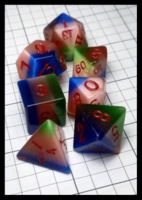 Dice : Dice - Dice Sets - Crystal Caste Rainbow Glass - Gen Con Aug 2016